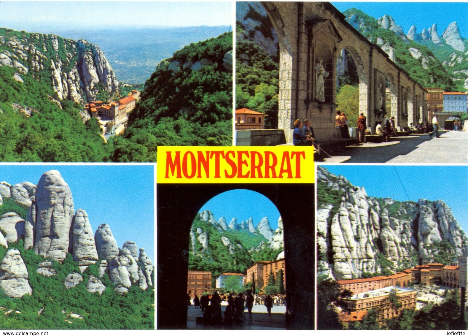 Espagne - Catalunya - Montserrat (Barcelone) - Multivues - Campañas Nº E 5021 - - Barcelona