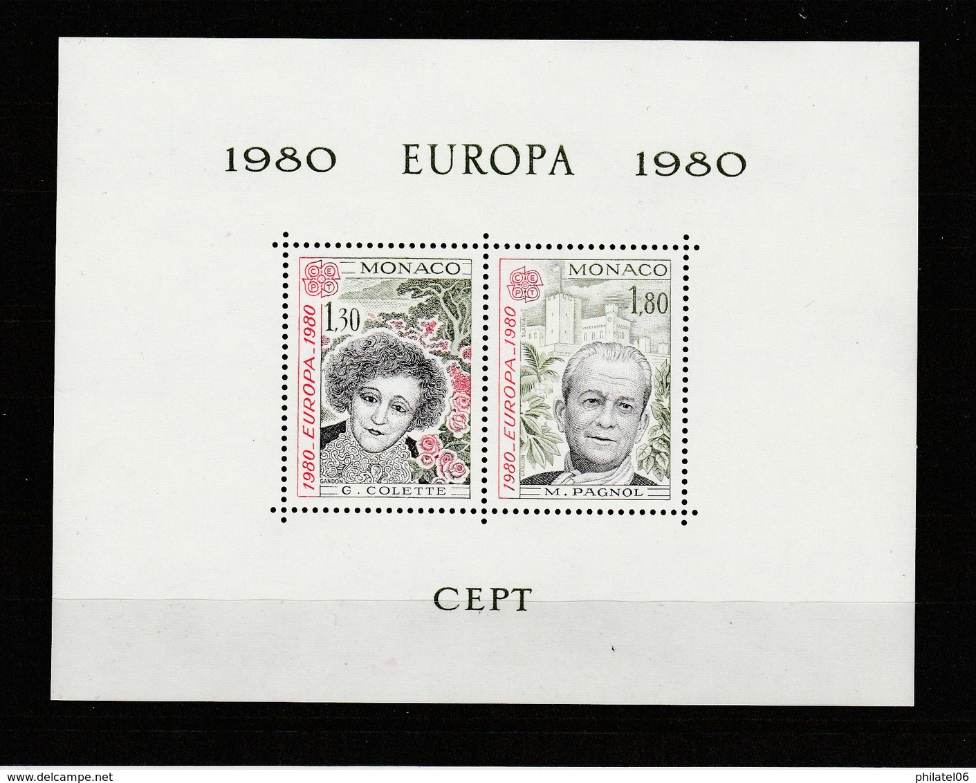 MONACO  BLOC NON EMIS EUROPA  No 13 MNH**  COTE: 500 EUROS  PETIT PRIX - Blocks & Sheetlets