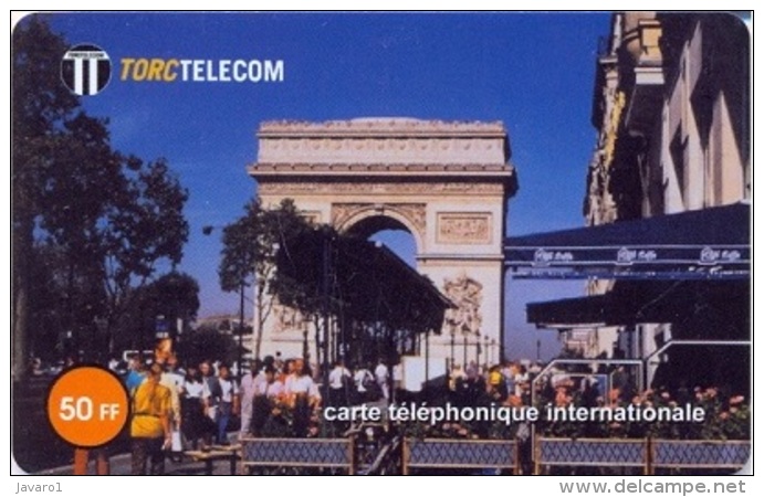 TORC : FR025 50FF TORC Arc De Triomphe USED - Kaarten Voor De Telefooncel (herlaadbaar)