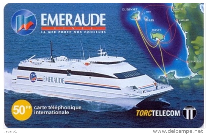 TORC : FR035 50FF EMERAUDE Ferryboat USED - Cellphone Cards (refills)