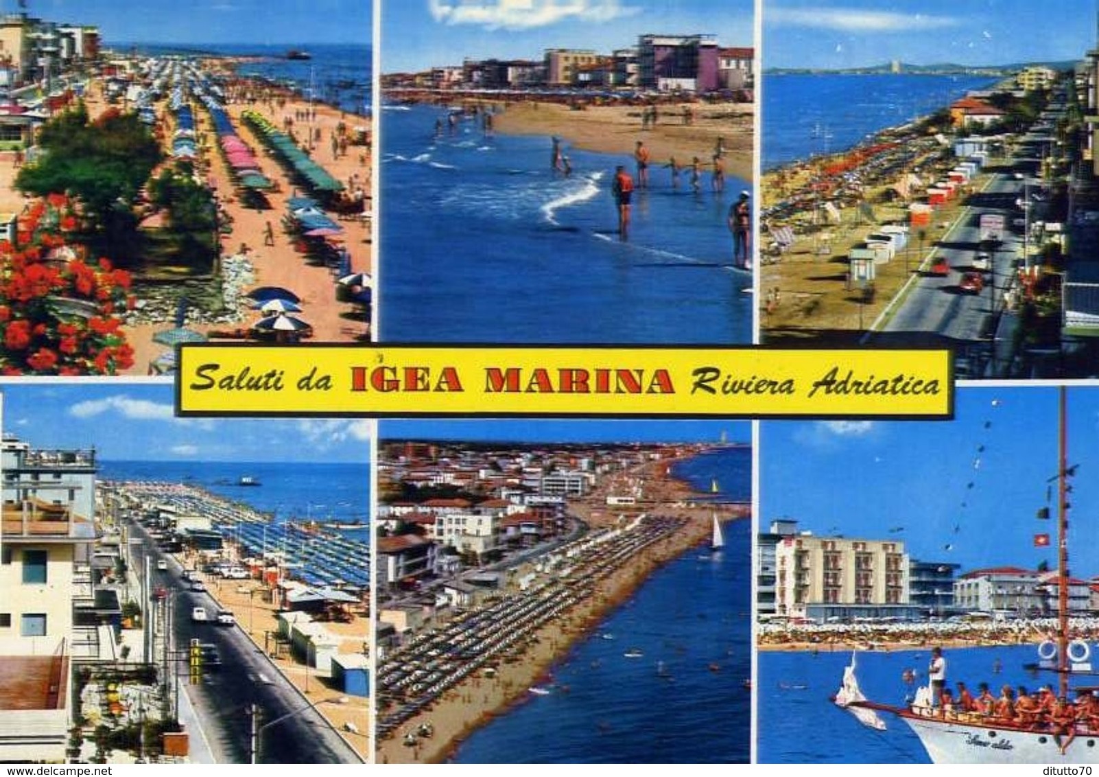 Saluti Da Igea Marina - 2640 - Formato Grande Viaggiata – E 4 - Rimini