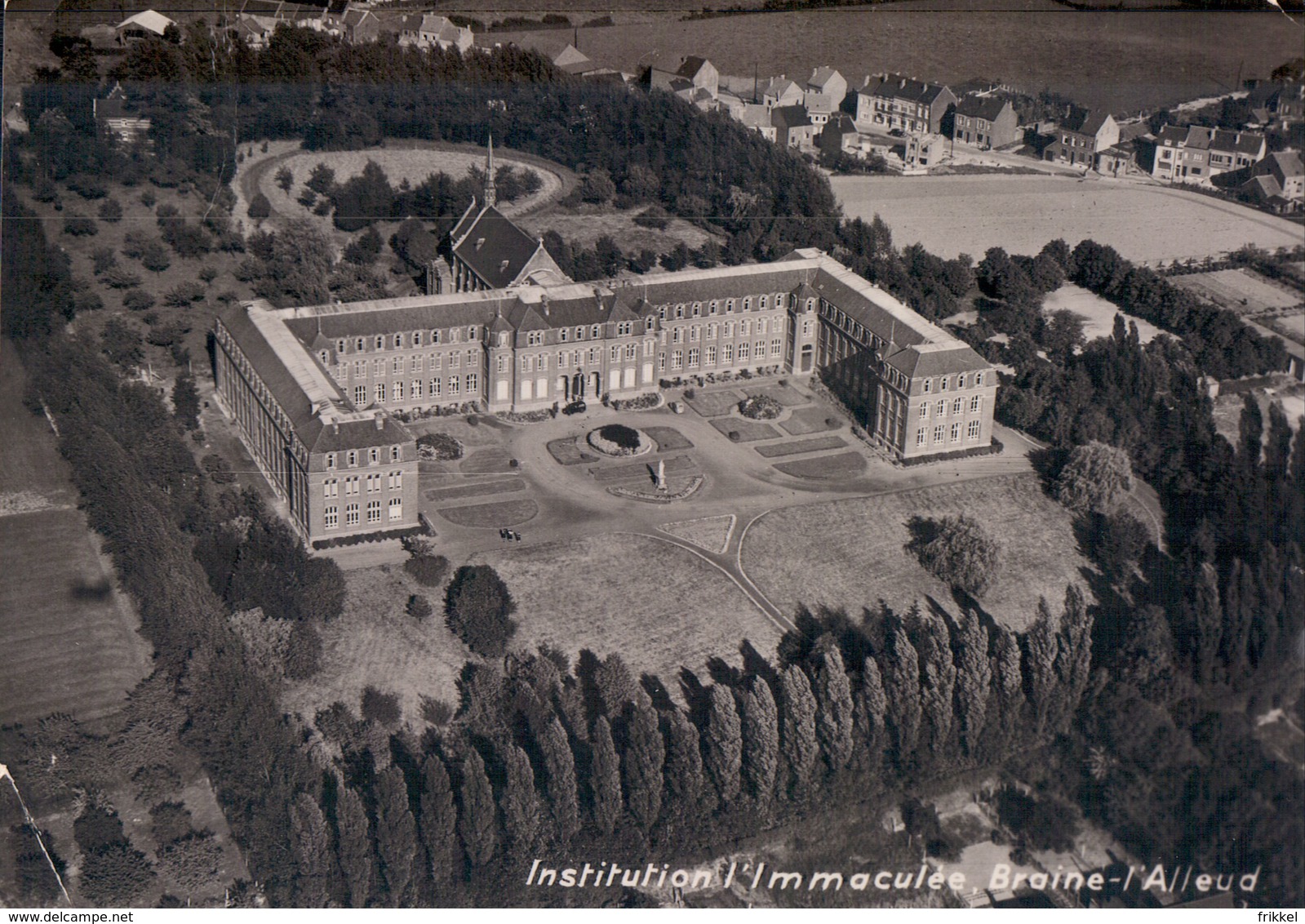 Institution L'Immaculée Braine L'Alleud (met Stempel Waterloo ) - Braine-l'Alleud