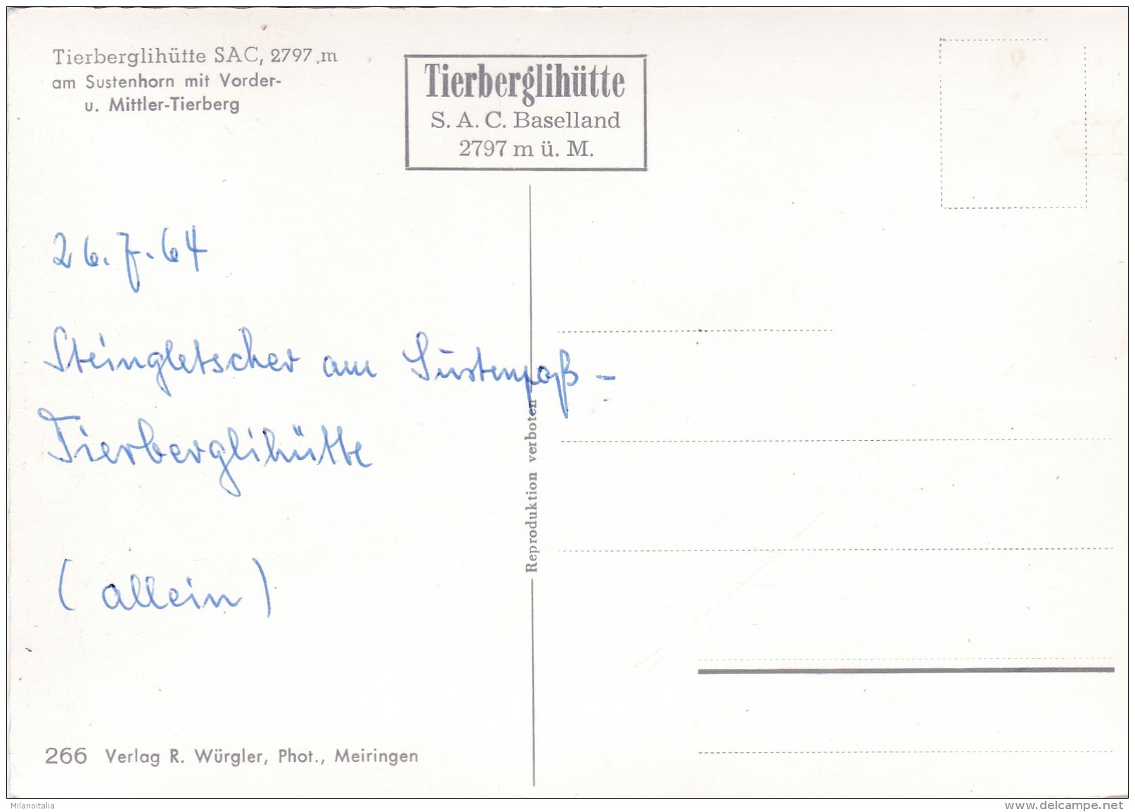 Tierberglihütte - Gadmen (266) - Gadmen 