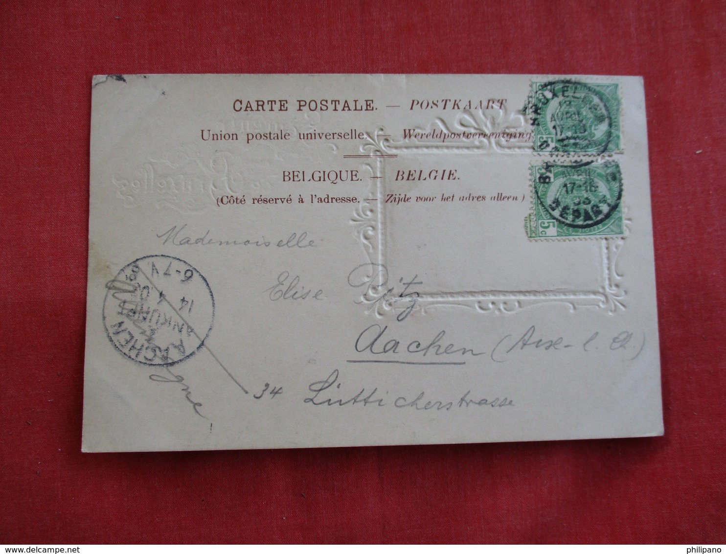 Fancy Card With Small Real Photo-- Belgium > Brussels >ref 2812 - Other & Unclassified