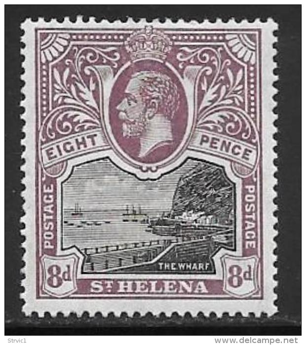 St. Helena, Scott # 67 Mint Hinged The Wharf, 1912 - Saint Helena Island