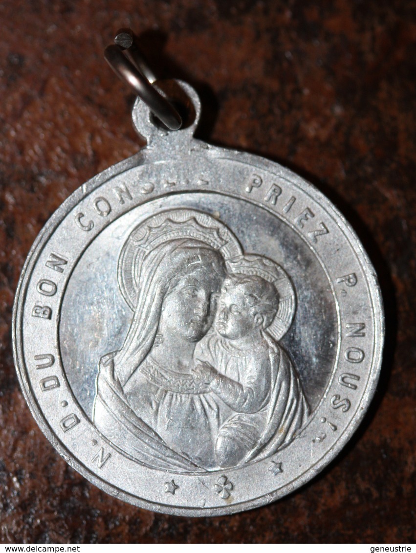 Pendentif Médaille Religieuse "Saint Ignace De Loyola / Notre-Dame Du Bon Conseil" Paris - Religious Medal - Religion & Esotérisme