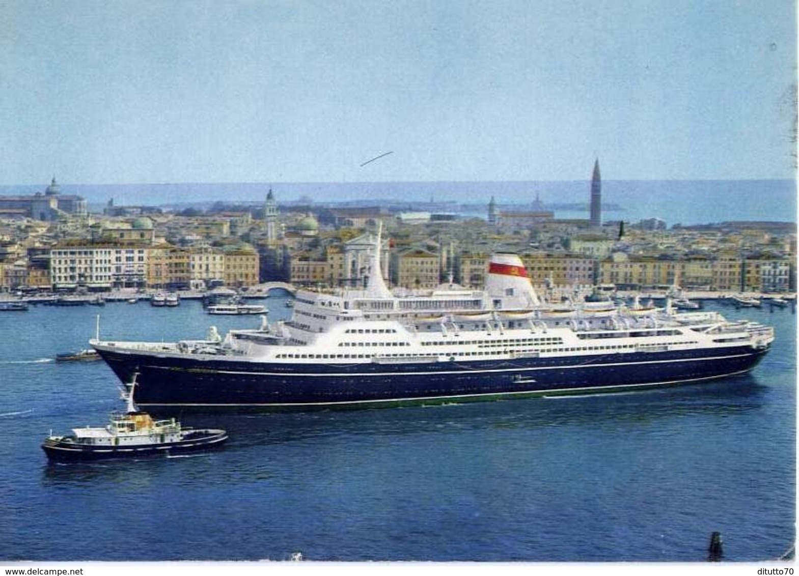 Nave - Taras Shevchenko - Black Sea Steamship Compary Ussr - Formato Grande Viaggiata – E 4 - Sonstige & Ohne Zuordnung