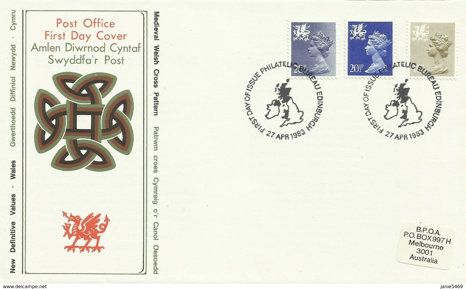 Great Britain 1983 Definitives First Day Sheet - Covers & Documents