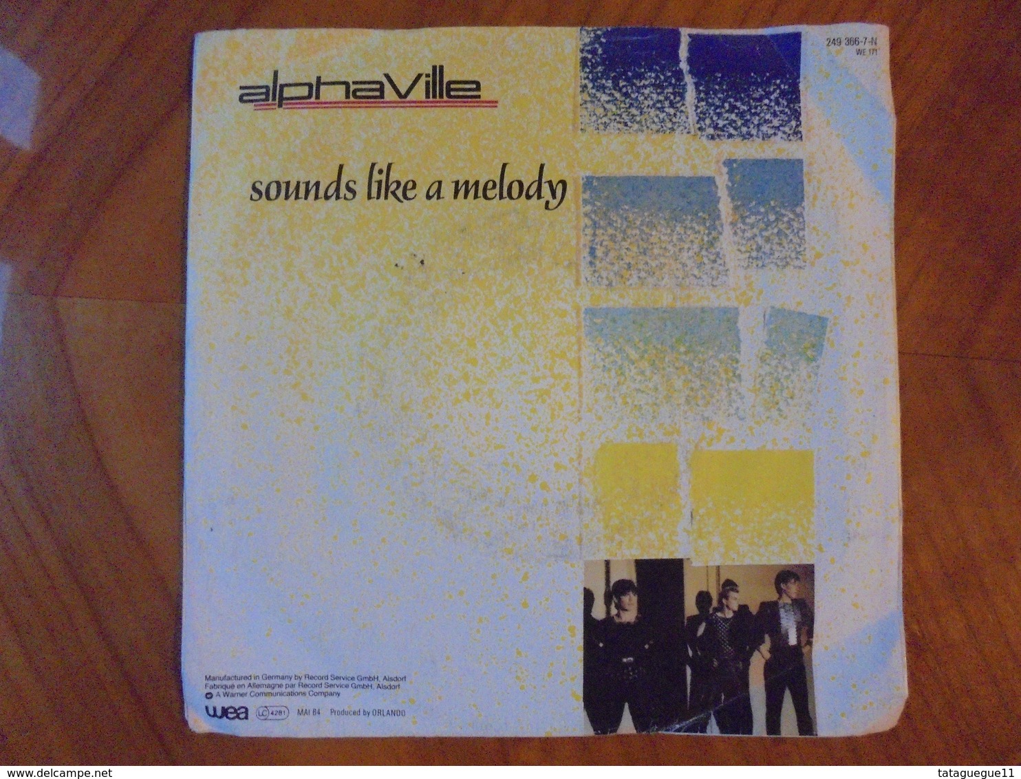 Disque Vinyle 45 T Alphaville Sounds Like A Melody 1984 - Nueva Era (New Age)