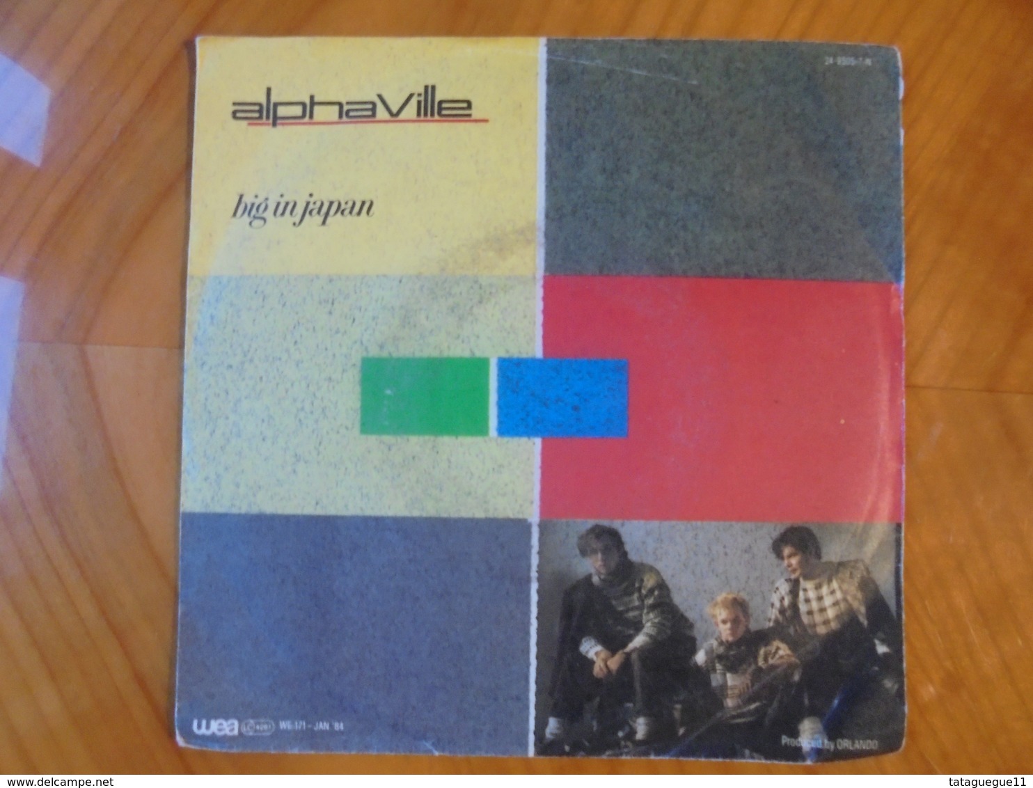Disque Vinyle 45 T Alphaville Big In Japan 1984 - New Age