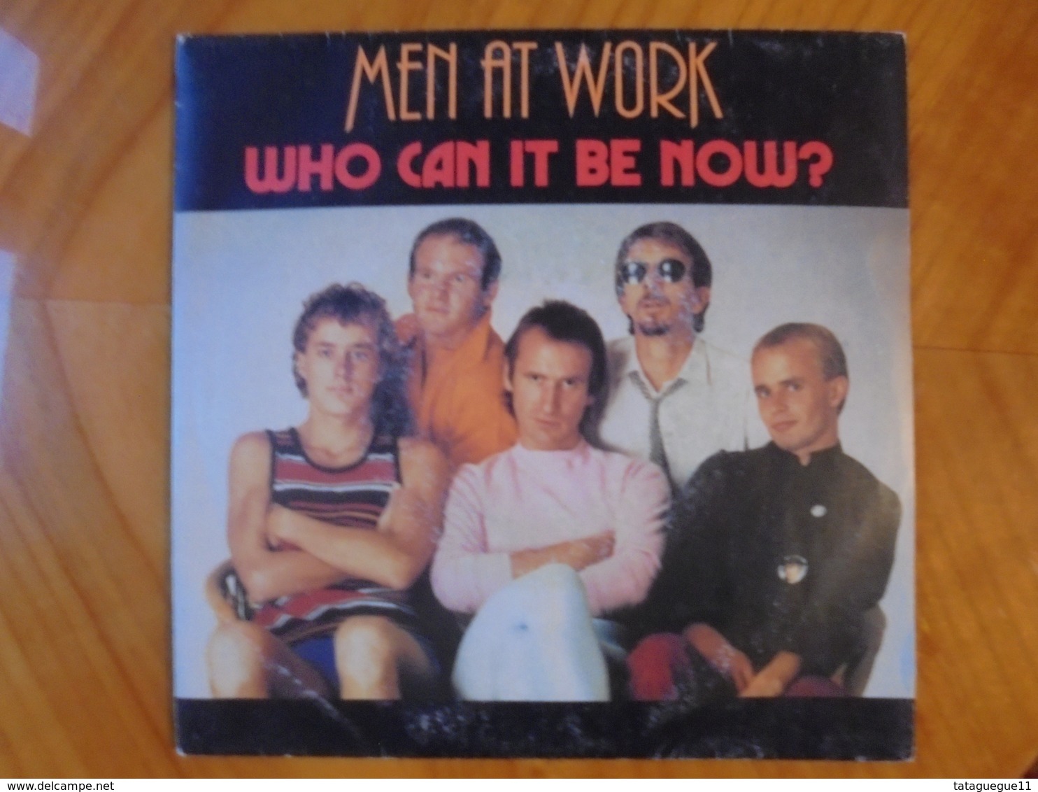 Disque Vinyle 45 T Men At Work Who Can It Be Now? 1981 - Rock