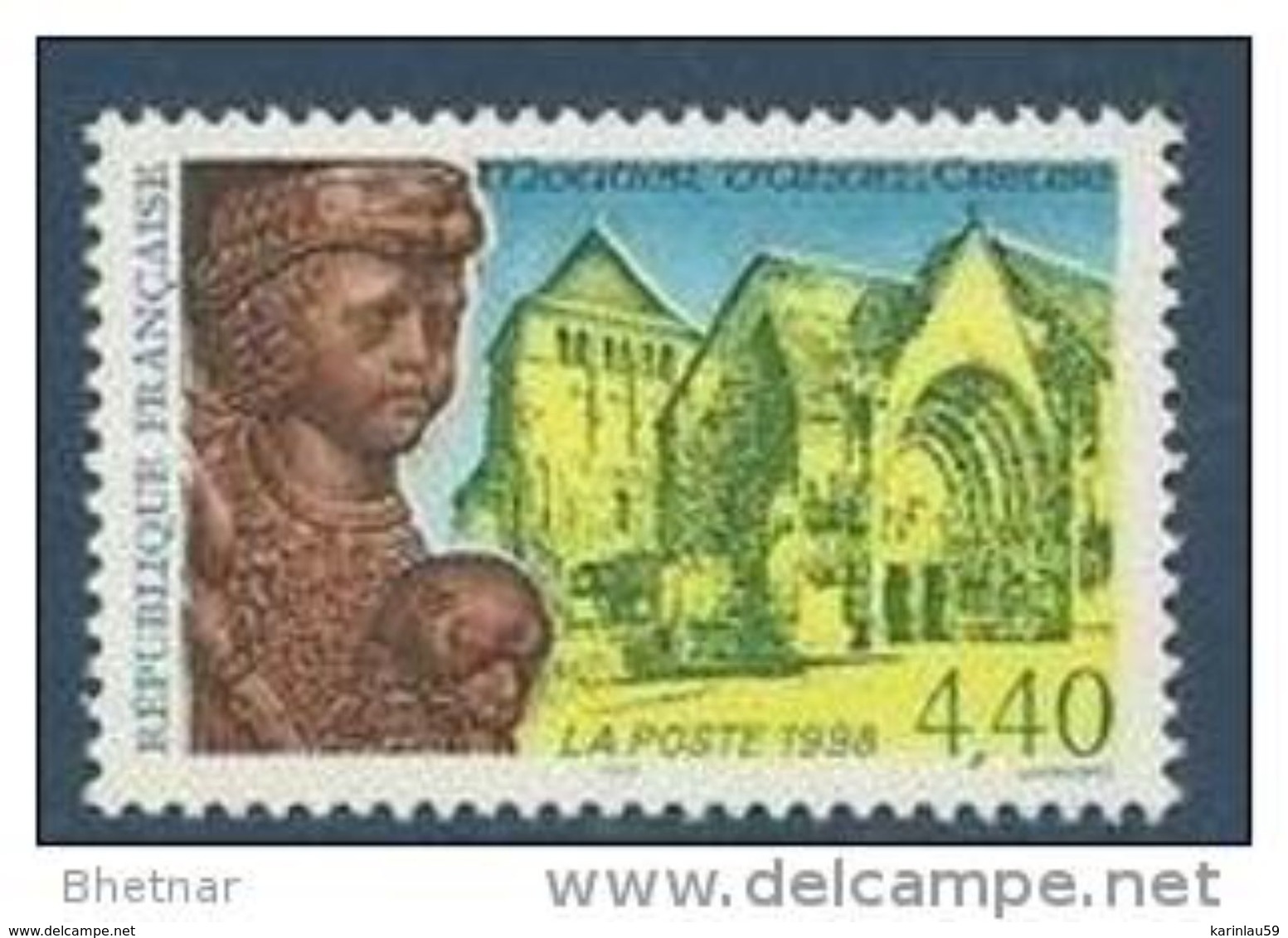 Timbre France YT 3128 " Abbaye De Moutier D'Ahun " 1997 Neuf - Unused Stamps