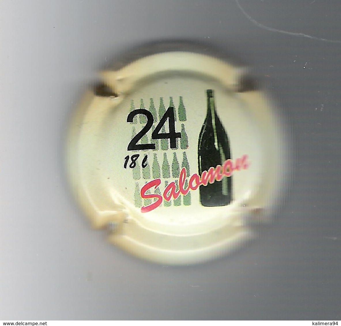 CAPSULE  DE  CHAMPAGNE  /  SALOMON  ( 18 Litres = 24 Bouteilles ) - Autres & Non Classés