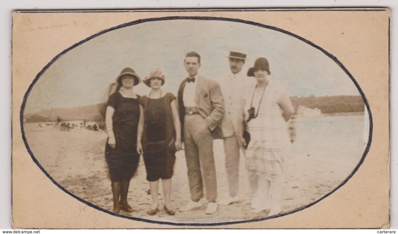 PHOTO ANCIENNE,PHOTOGRAPHIE,83,VAR,TOULON LES SABLETTES,LE 27 JUILLET 1926,PLAGE,CHAPEAU - Toulon