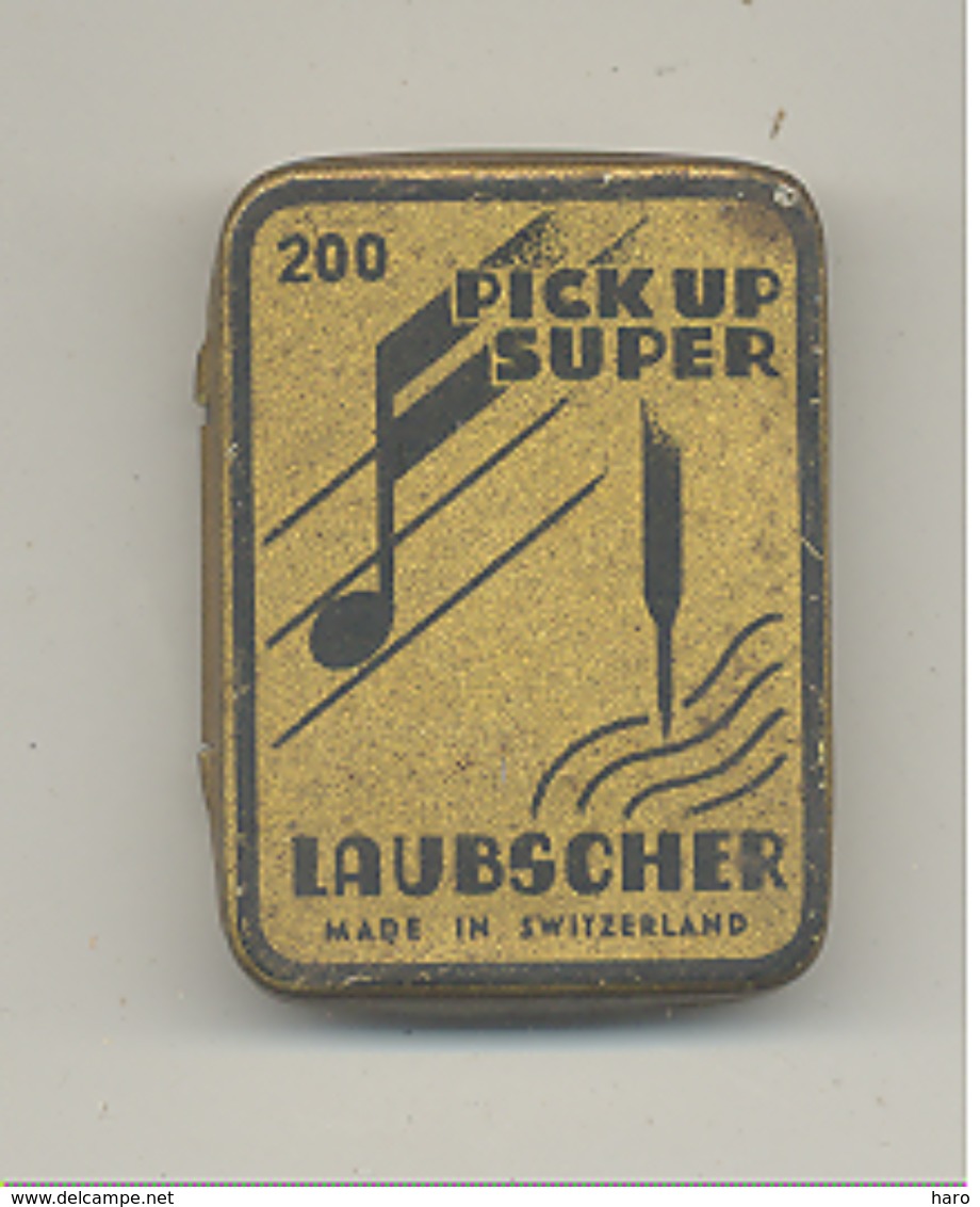 Boîte Pour Aiguilles De Phonographe "LAUBSCHER" Suisse (b224) - Objets Dérivés