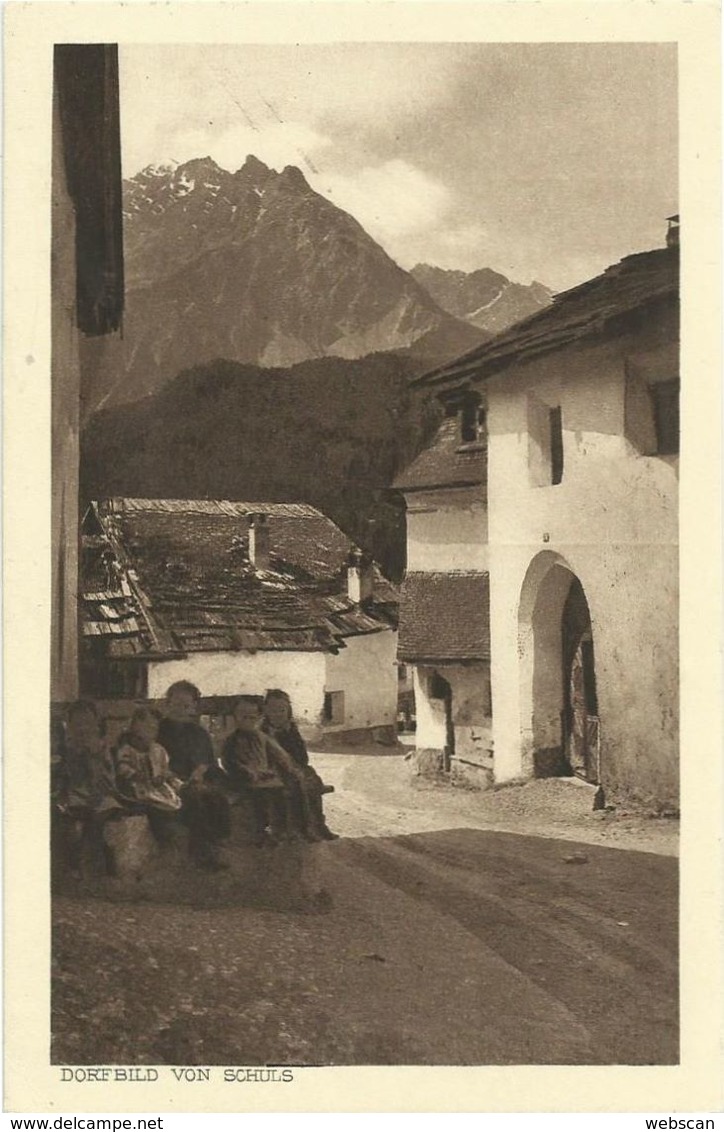 5 AKs Scuol Schuls Sent Photo Diebold 1920/30 - Lesen! - Scuol