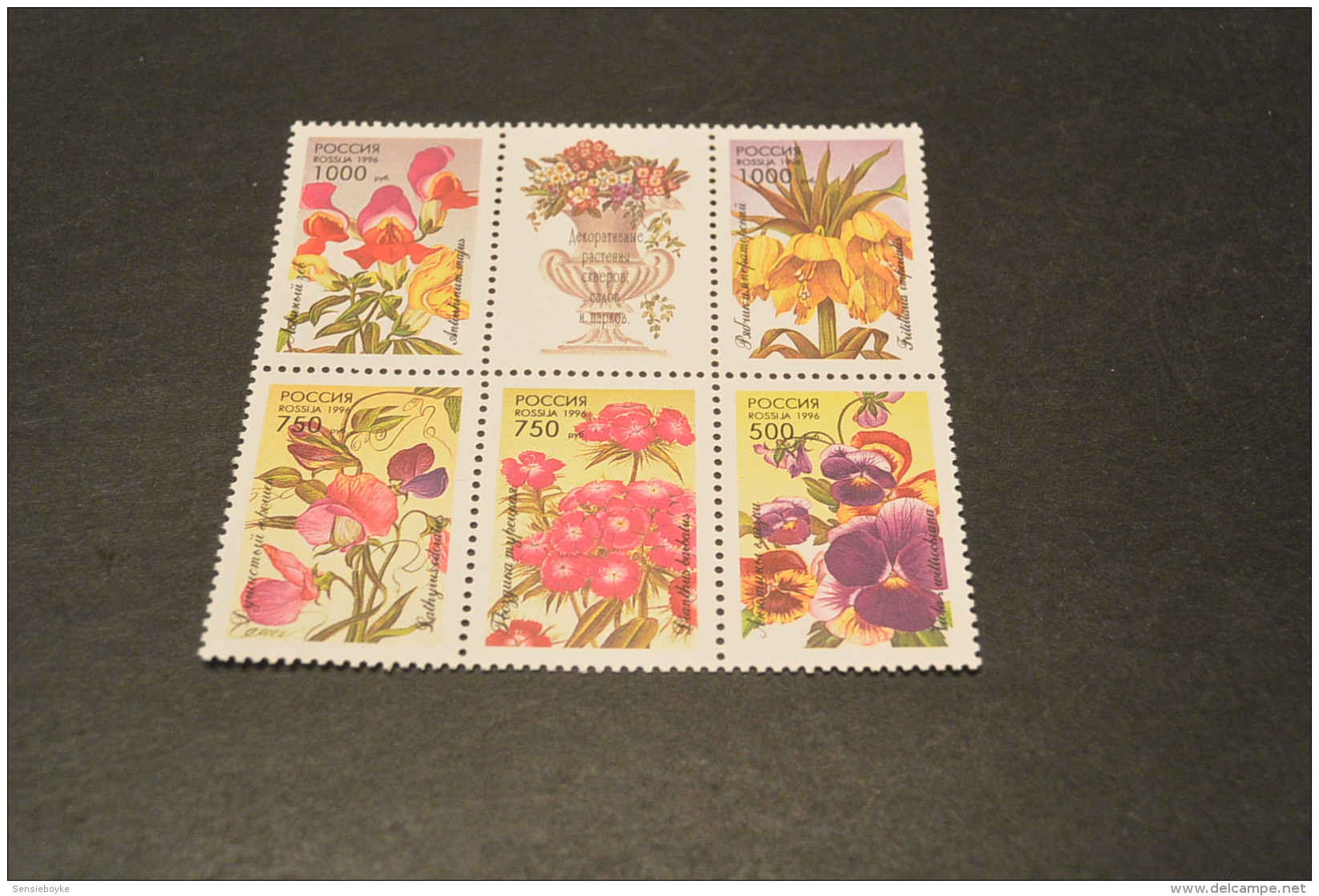 K13361- Set In Bloc  MNH Russia 1996- Flowers - Fleurs - Autres & Non Classés