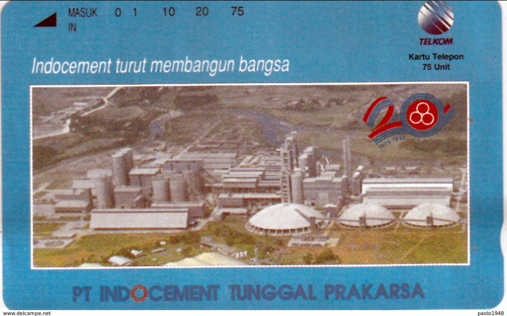 INDONESIA INDONESIEN  INDONESIE -  IND P 395- P 399 PT.Indocement Tunggal Prakarsa 5.000ex.- MINT RRR - Indonesia