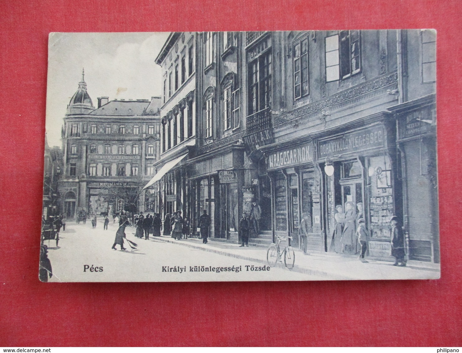 Hungary  Pecs  Store Fronts --has Stamps & Cancel   Ref 2813 - Hungary