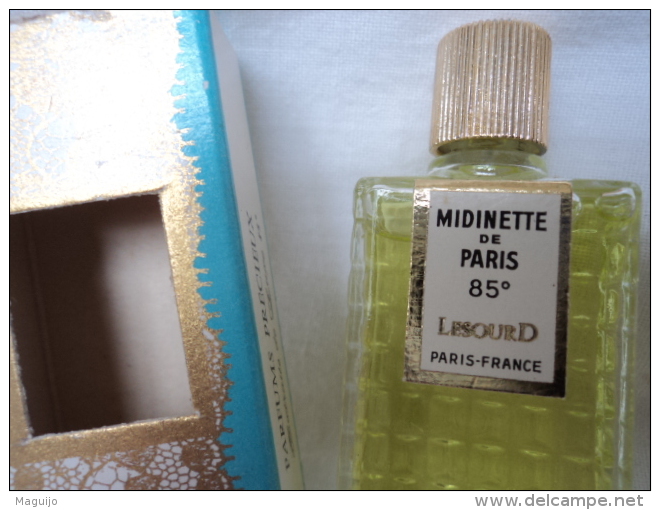 LESOURD: PARFUMS PRECIEUX  : EXTRAITS DE LUXE " MIDINETTE DE PARIS " MINI  SEMI ANCIENNE   LIRE ET VOIR !! - Miniatures Womens' Fragrances (in Box)