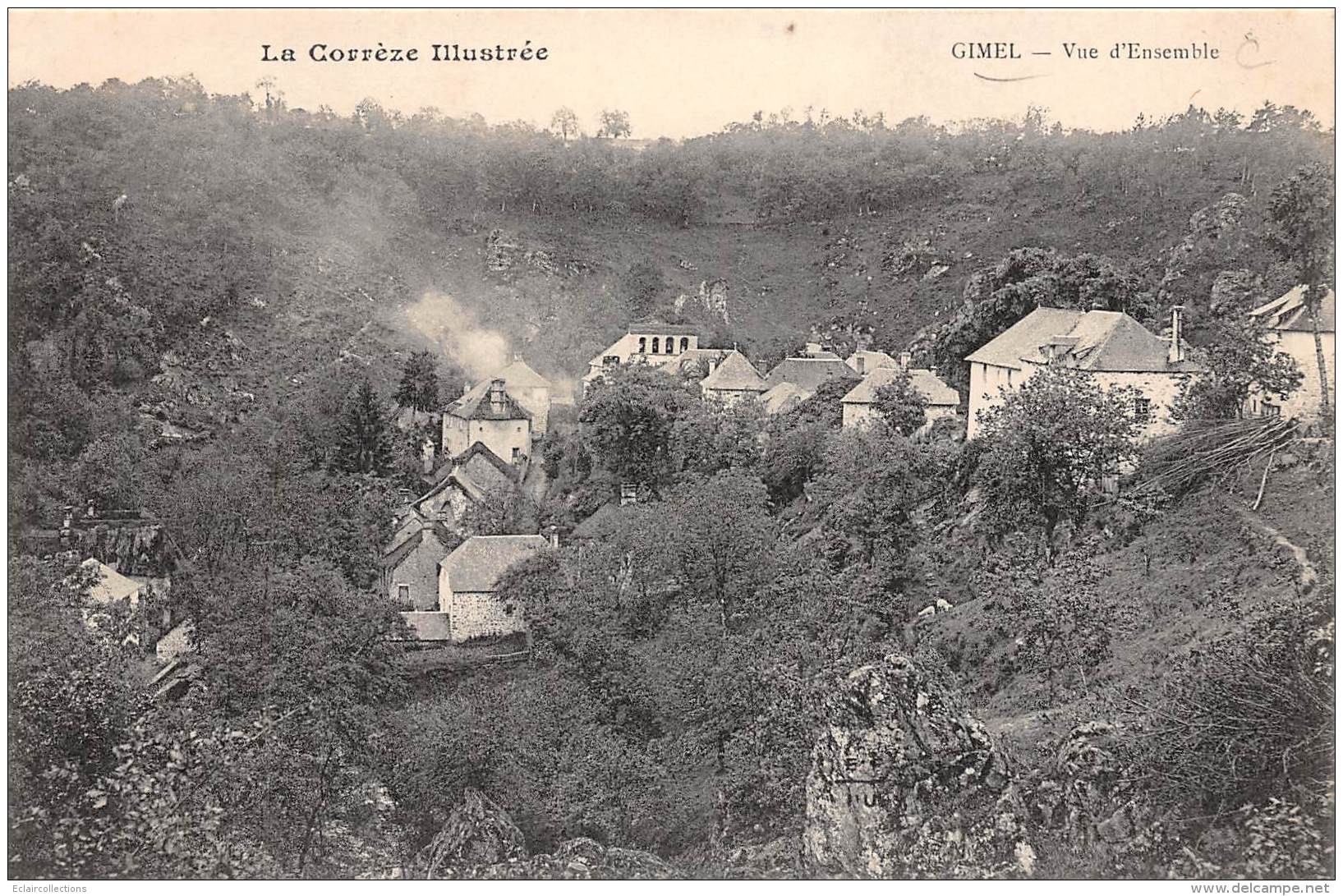 Gimel   19         4  Cartes Dont   Vue Générale  Et Restaurant                (voir Scan) - Autres & Non Classés