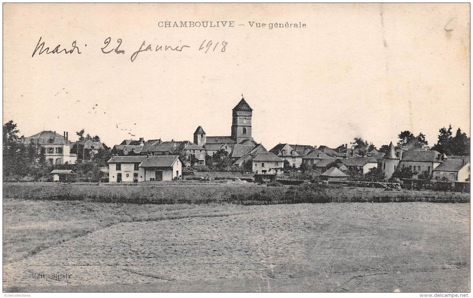 Chamboulive     19       Vue Générale      (voir Scan) - Sonstige & Ohne Zuordnung