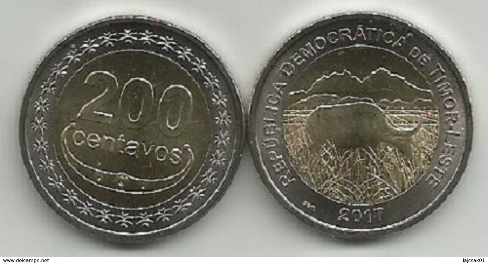 Timor 200 Centavos 2017. Bimetallic High Grade From Bank Bag - Timor