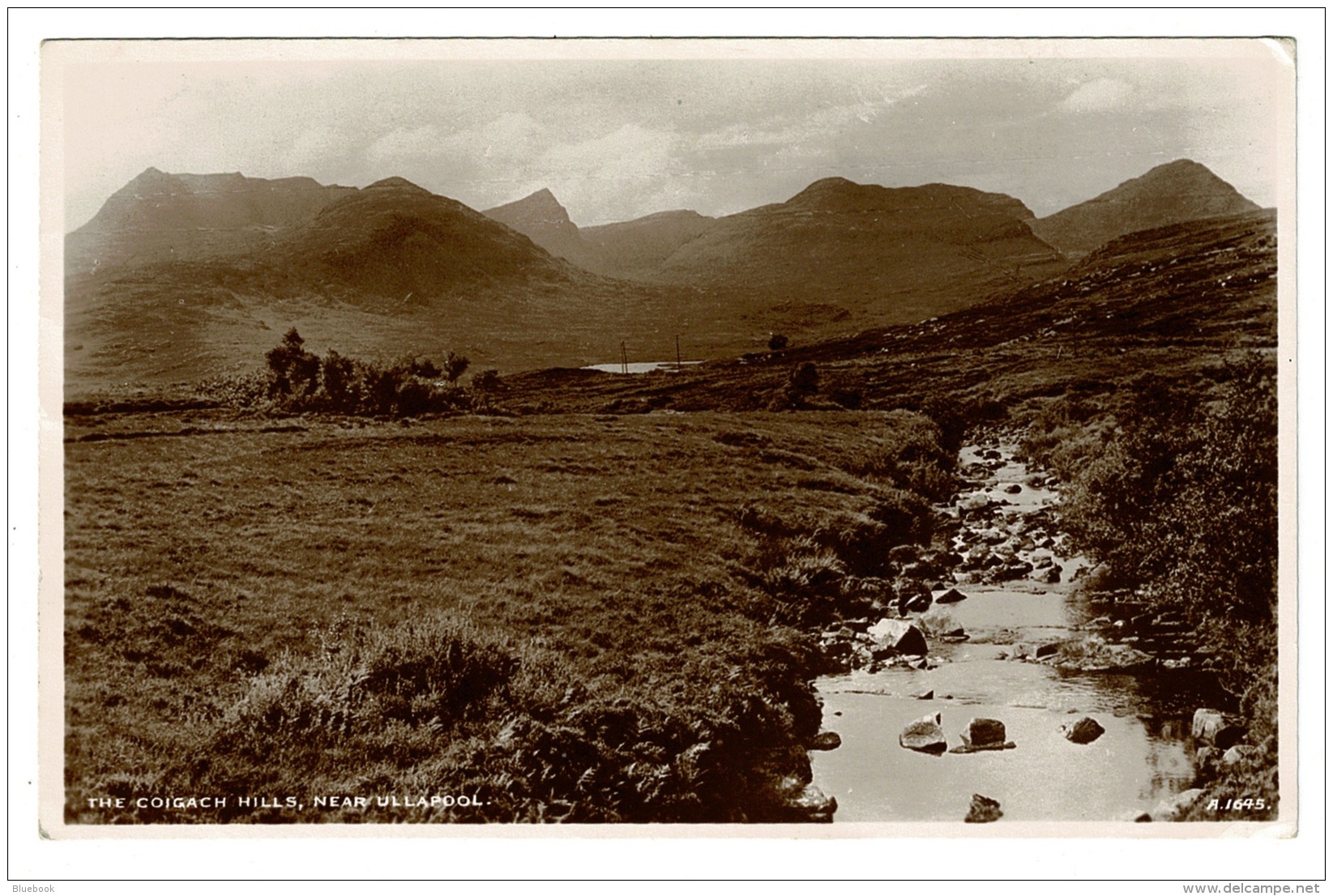 RB 1185 - 1944 Postcard - The Coigach Hills Near Ullapool - Ross-shire Scotland - Ross & Cromarty