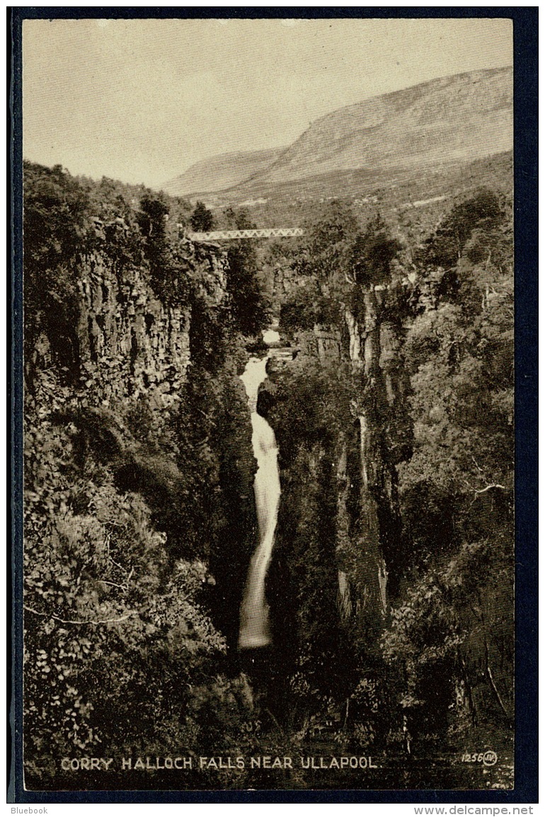 RB 1185 - Early Postcard - Corry Halloch Falls Near Ullapool - Ross-shire Scotland - Ross & Cromarty