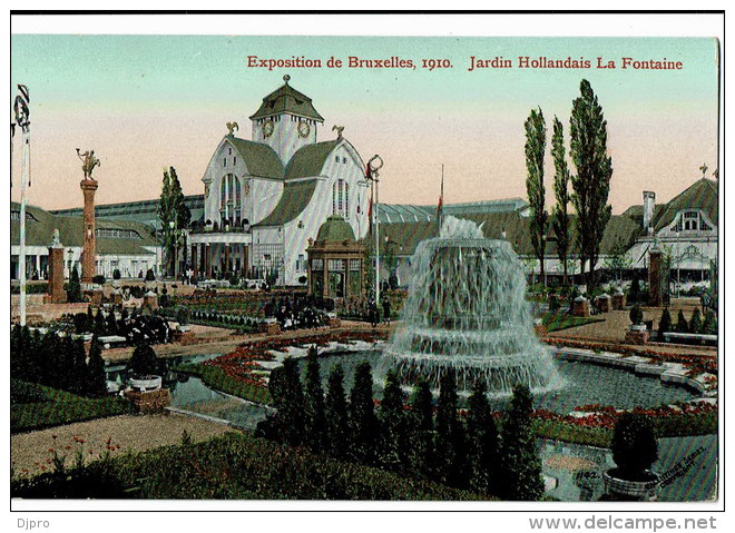 Exposition De Bruxelles  1910  Jardin Hollandais - Universal Exhibitions