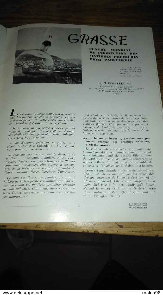 LA FRANCE ET SES PARFUMS,,,,, N°  PRESTIGE,,,1957,,,  TOUT CE QUI FAIT L'INDUSTRIE DU PARFUM,,,,,  MAJESTUEUX FLACON_ - Magazines