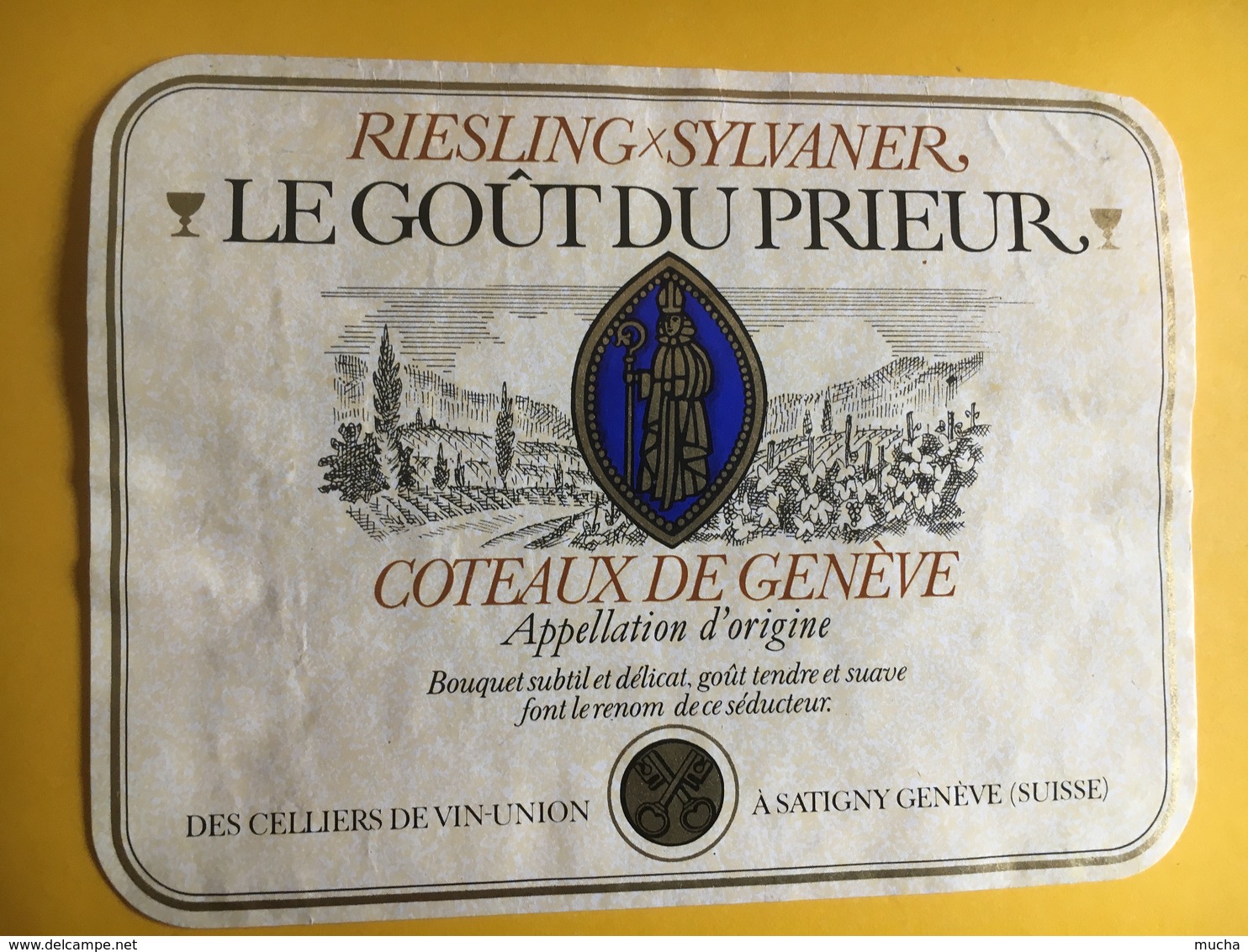 6529 - Riesling X Sylvaner Le Goût Du Prieur Côteaux De Genève Suisse - Autres & Non Classés