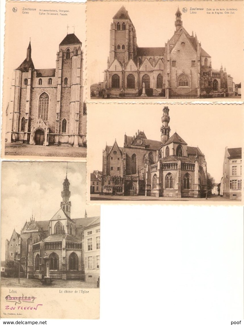 Zoutleeuw : Kerk  ---  4 Kaarten - Zoutleeuw