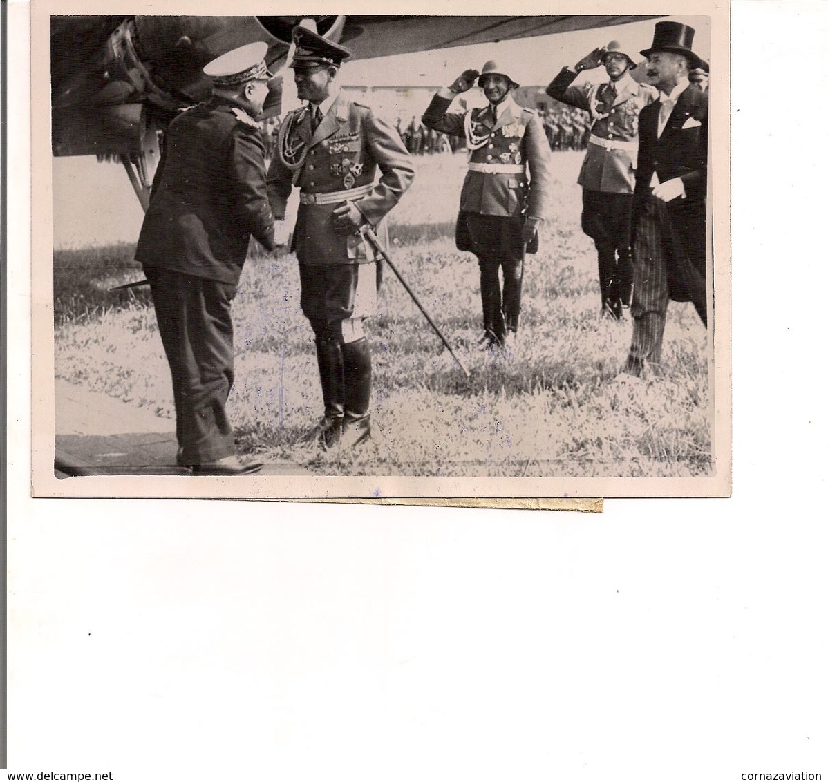 Aviation : Général Français Vuillemin Accueilli Par Général Milch à Berlin - 1938 - Rare - Aviation