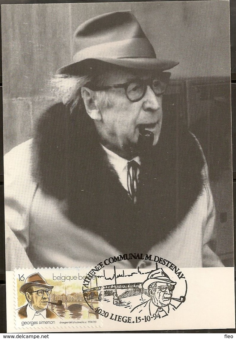 BELG.1994 2579 - MK-MCARD - Georges Simenon - 1991-2000