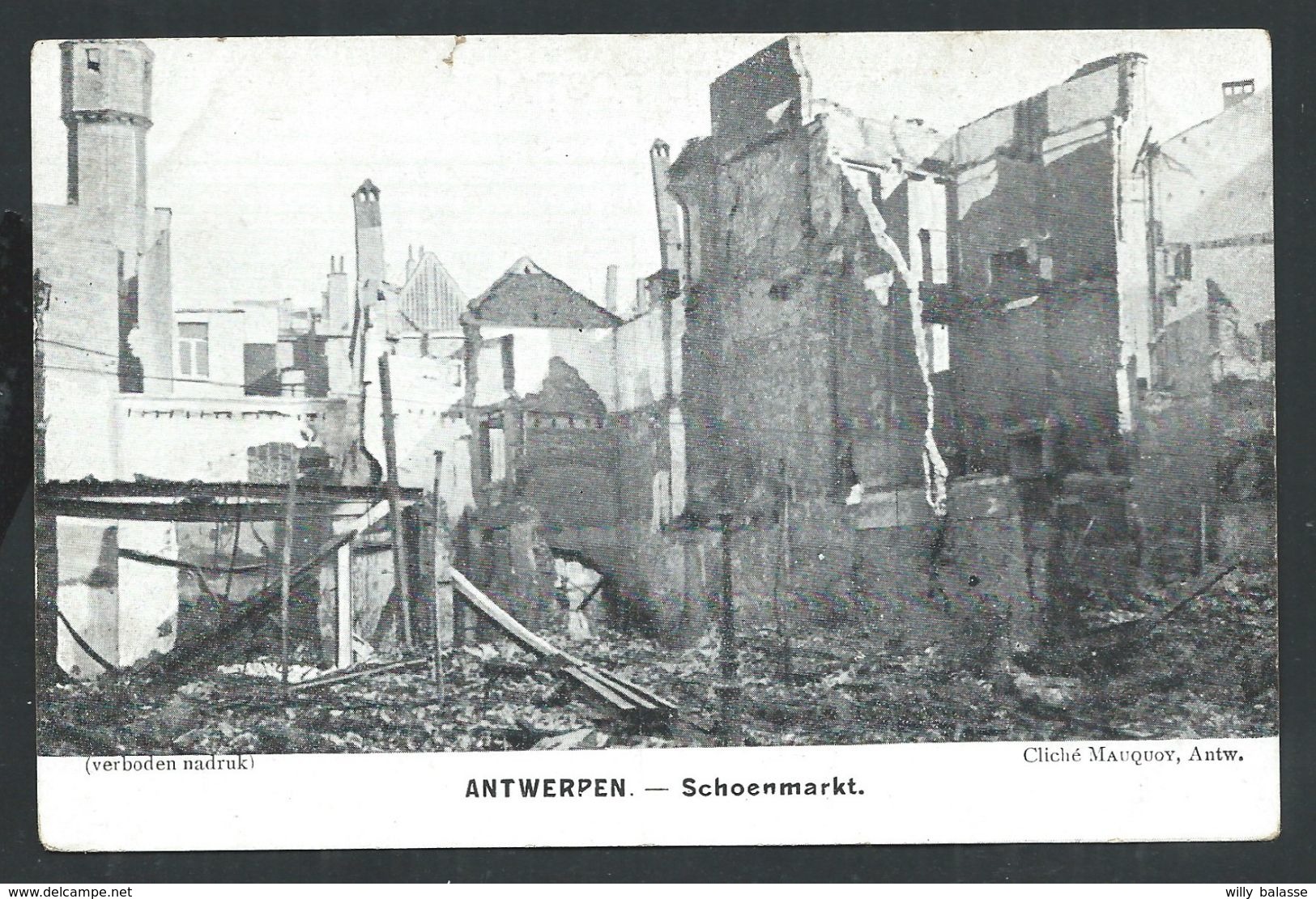 +++ CPA - ANTWERPEN  ANVERS  - Ruines - Schoenmarkt - Guerre  // - Antwerpen