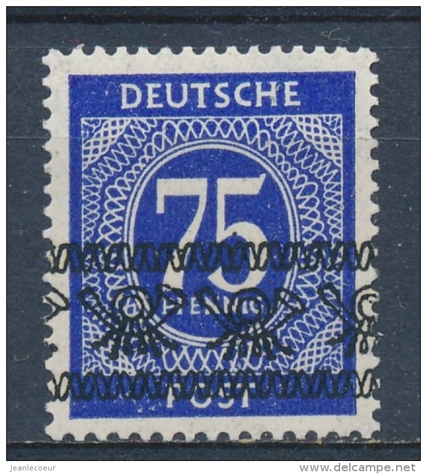 Duitsland/Germany All. Bezetting/ All Occupation Bizone 1948 Mi: 67 I (PF/MNH/Neuf Sans Ch/**)(3016) - Sonstige & Ohne Zuordnung