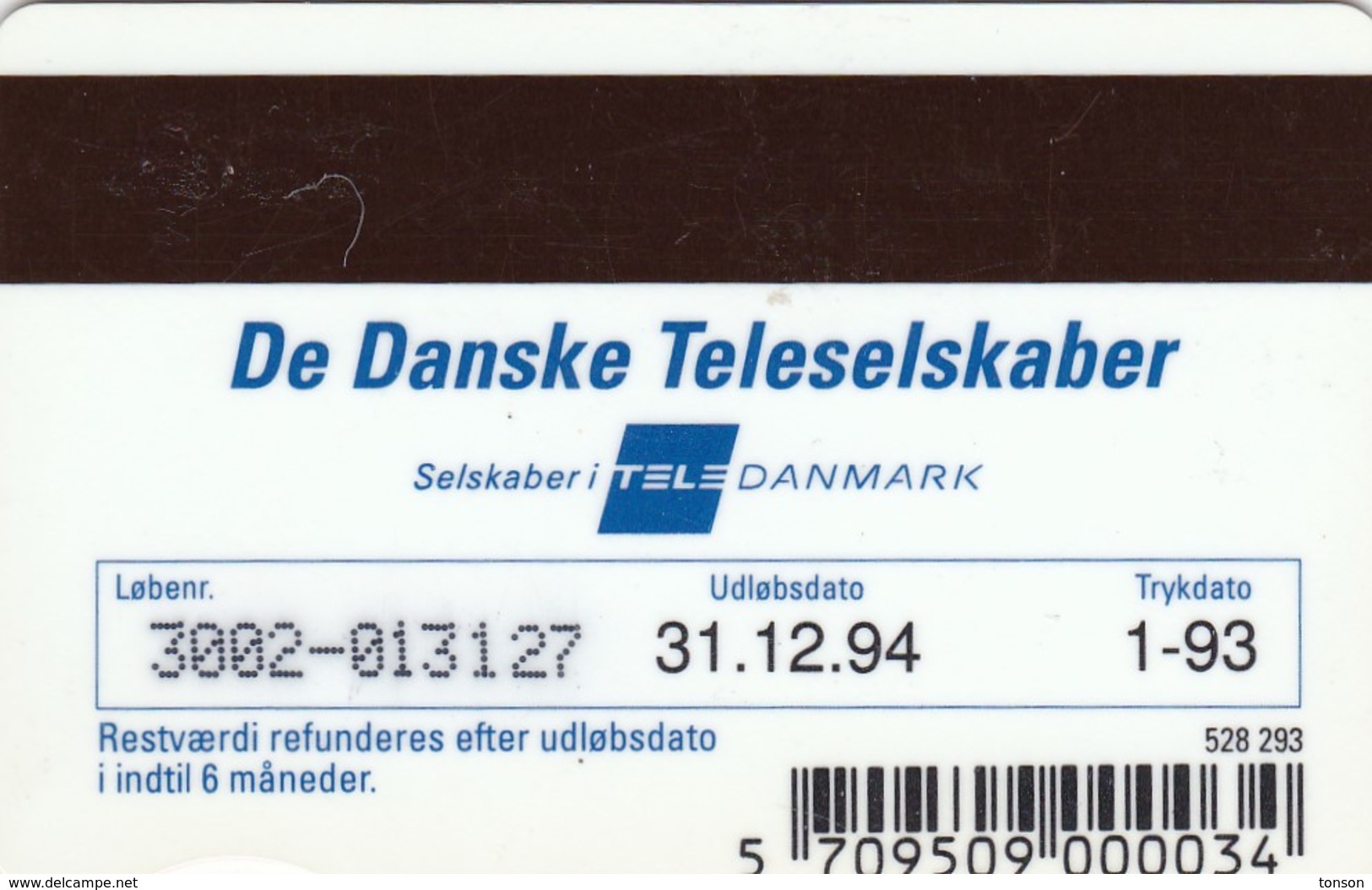 Denmark, FD 006B, Bulldog, 2 Scans.      Serial Number: 3002 009001-022000 - Denmark