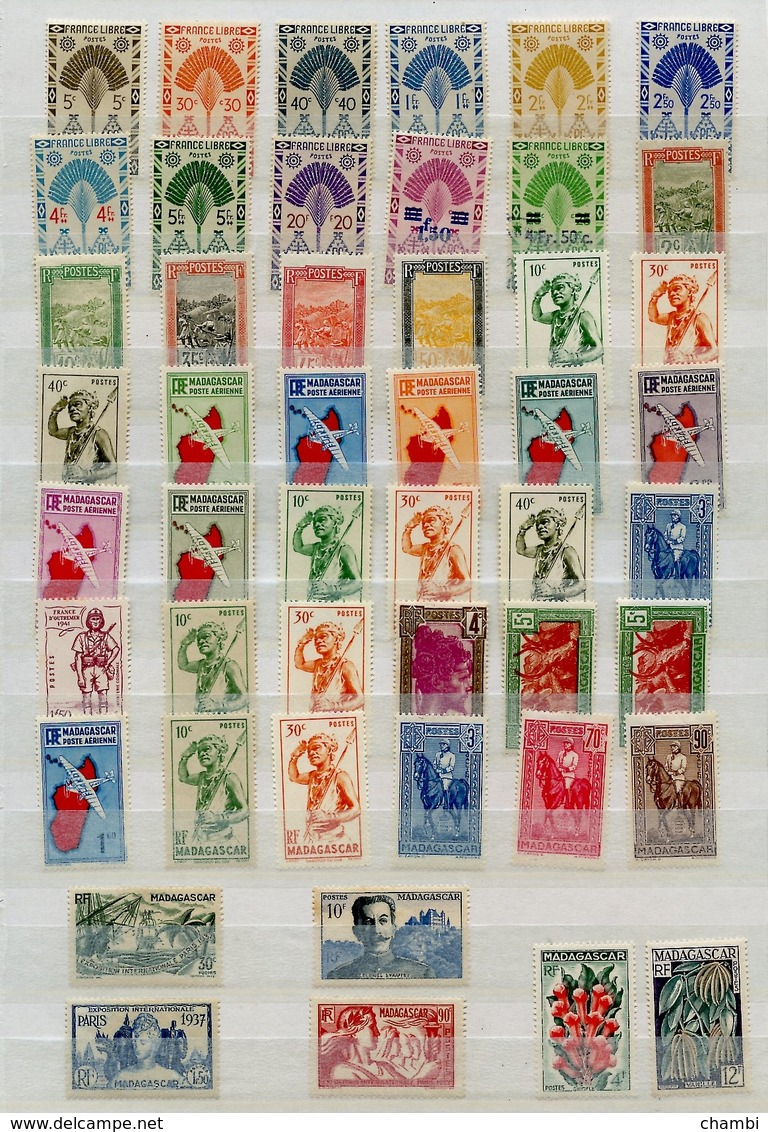 MADAGASCAR Lot De 48 Timbres Neufs -bonne Cote- - Madagascar (1960-...)