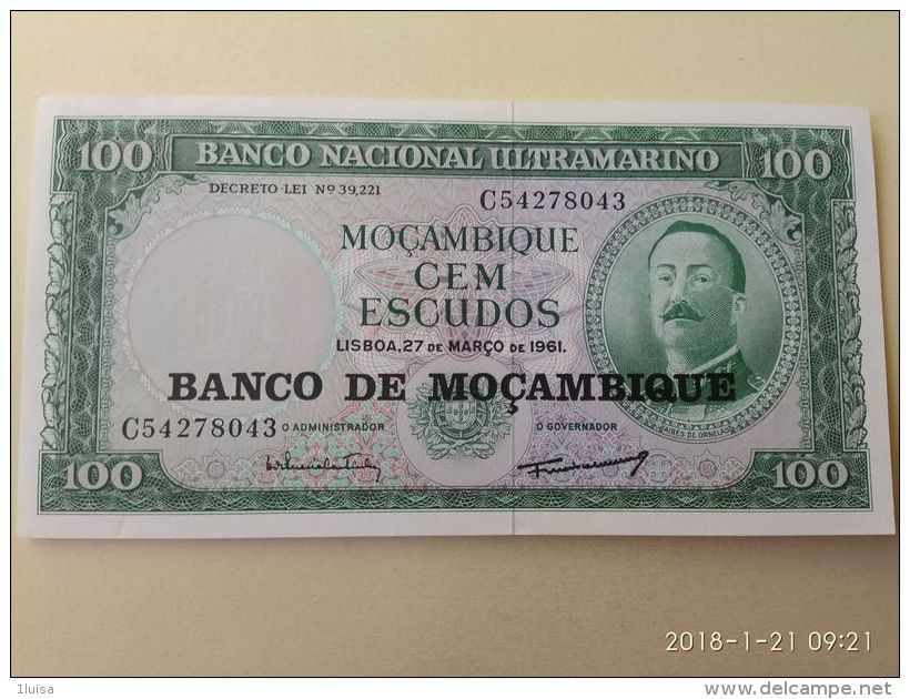 100 Escudos 1961 - Mozambique