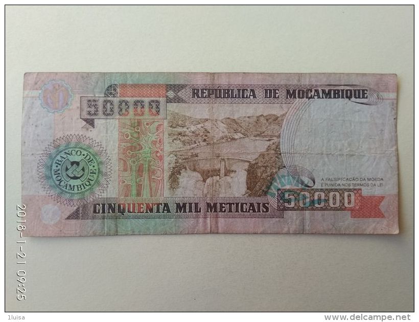 50000 Meticais 1993 - Mozambico