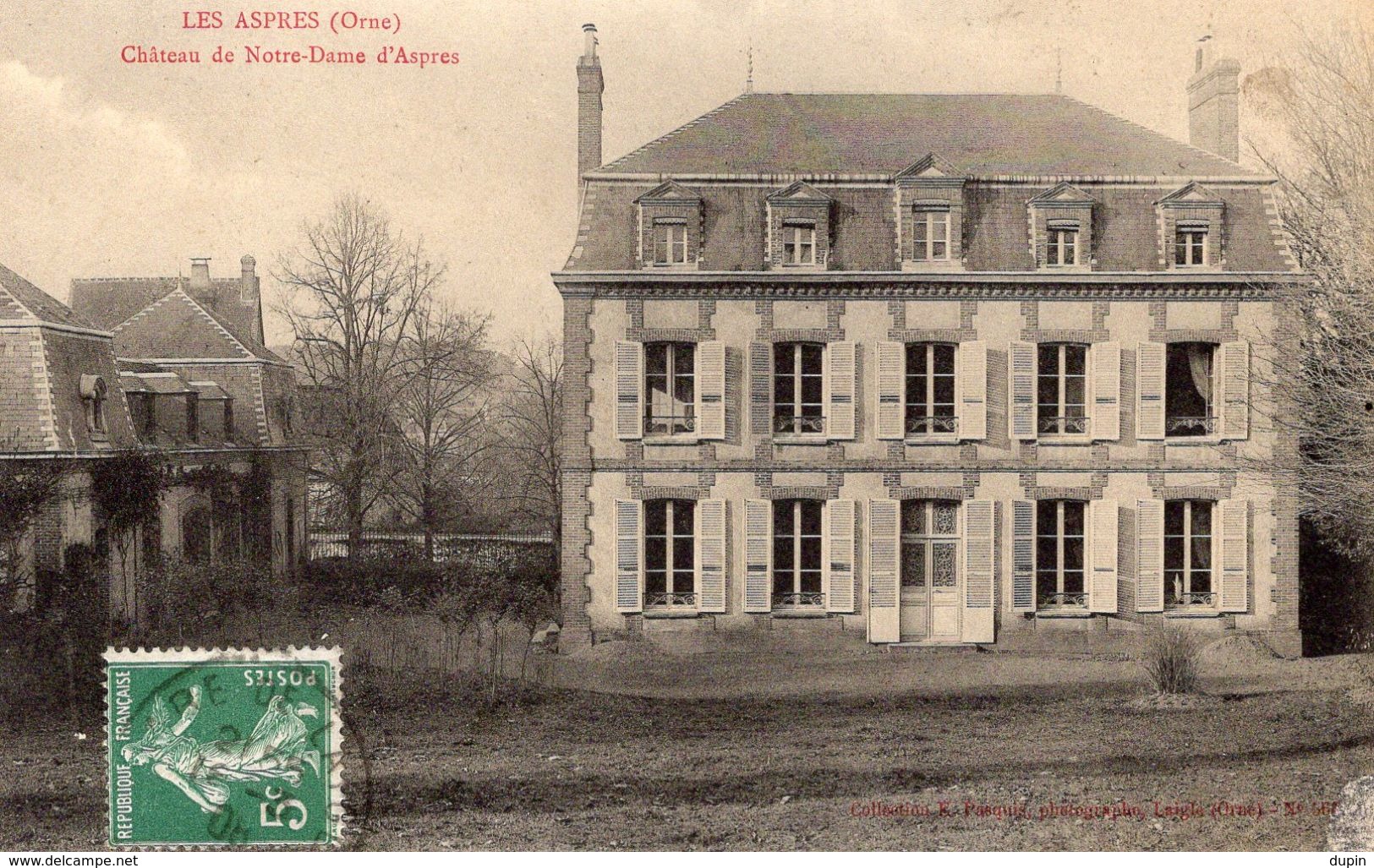 CPA 61 LES ASPRES - Château De Notre Dame D'Aspres - Autres & Non Classés