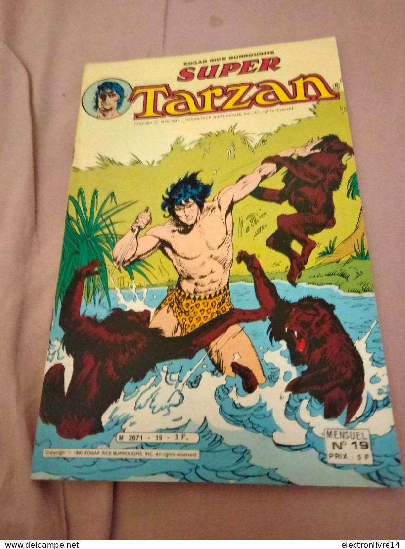 Lot De 9 Tarzan (2 Tarzan Geant-3 Tarzan Mensuel-4 Super Tarzan) Tbe - Tarzan