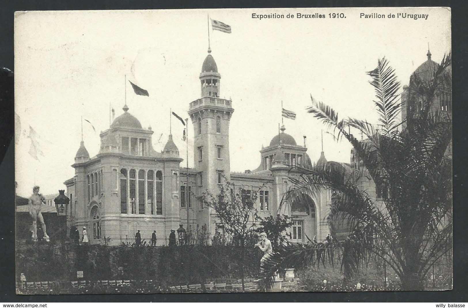 +++ CPA - BRUSSELS - BRUXELLES - Exposition 1910 - Pavillon De L'Uruguay   // - Wereldtentoonstellingen