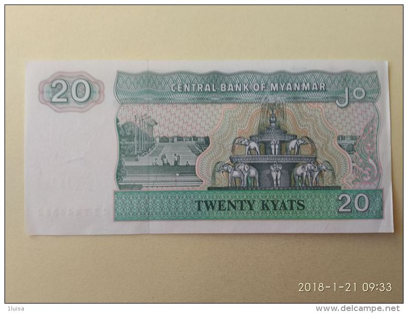 20 Kyats 1994 - Myanmar