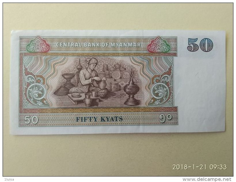 50 Kyats 1994 - Myanmar