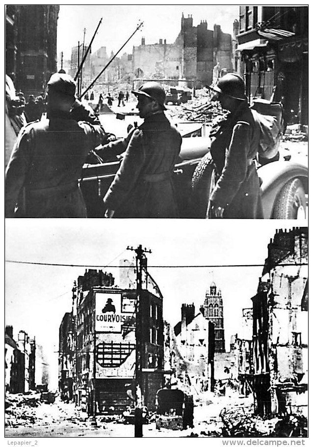59 DUNKERQUE WW2  Mai Juin 1940  Prisonniers Français -  Angle Rues Neuve Et Alexandre III CPSM GF Blanckaert - Guerre 1939-45