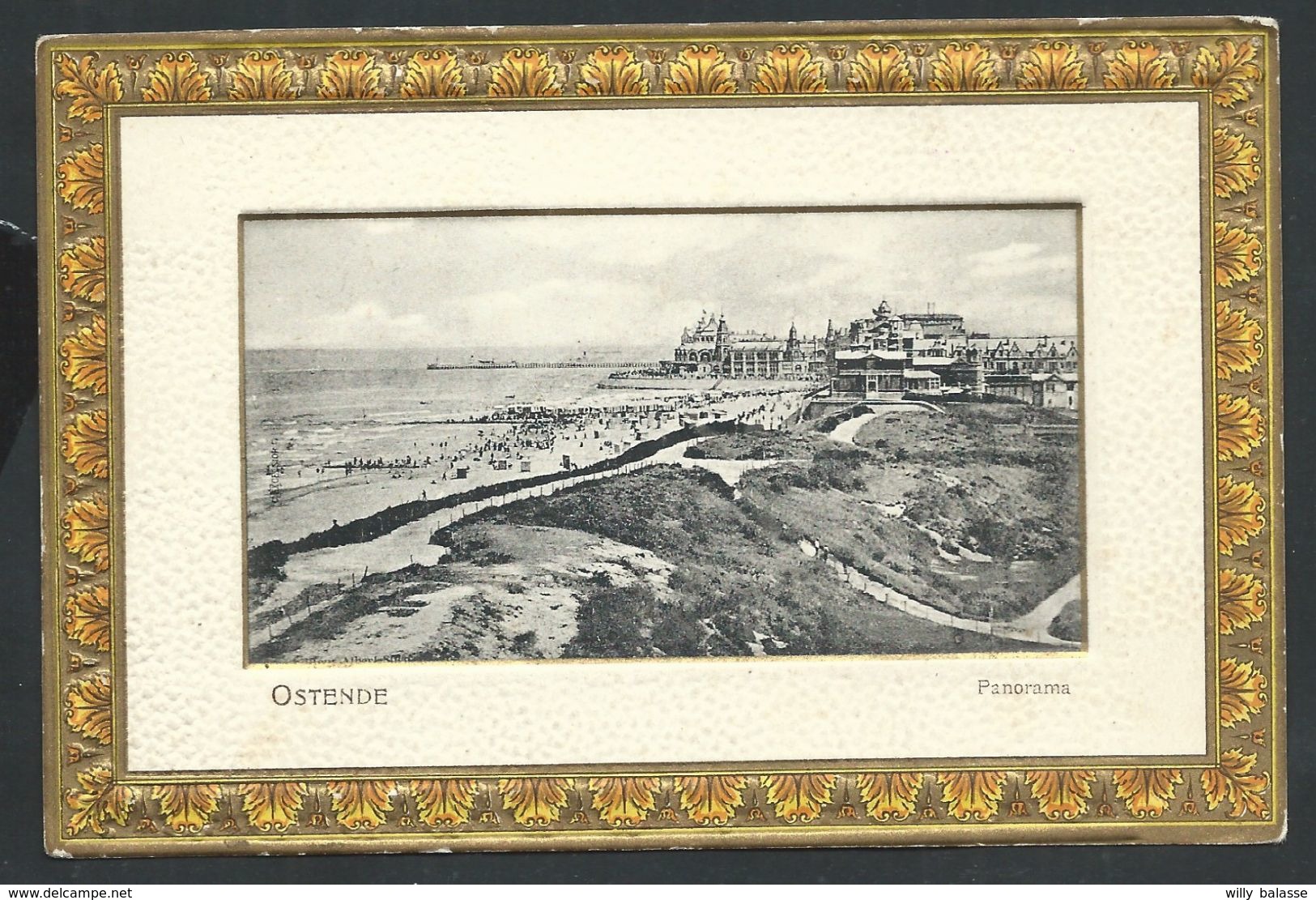 +++ CPA - OOSTENDE - OSTENDE - Carte Fantaisie - Panorama - Dorure - Embossed Relief - Albert Sugg N° 5819  // - Oostende