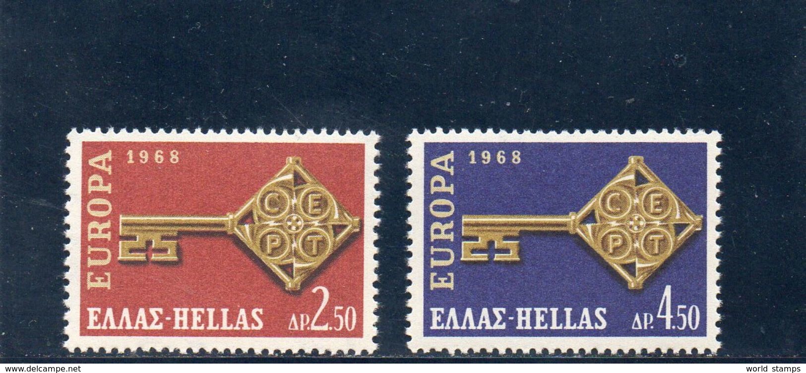 GRECE 1968 ** - Unused Stamps