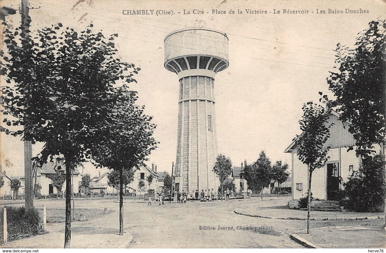 CHAMBLY - La Cité - Place De La Victoire - Le Réservoir - Les Bains Douches - Autres & Non Classés